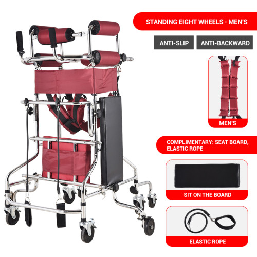Hot Sale Hemiplegia Rehabilitation Standing Frame Adult Elderly Stroke Walker Walking Aid For Disabled