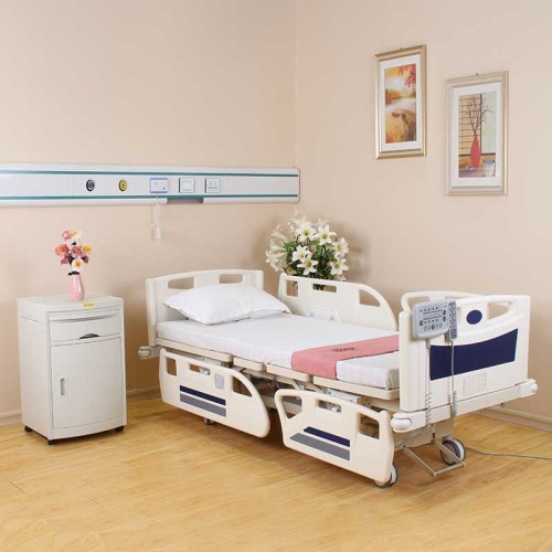 five functions electric lift patient bed price nursing bed ICU BED