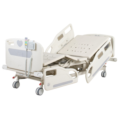 mobile adjustable hi-low hospital bed 5 Function Electric medical bed for icu room