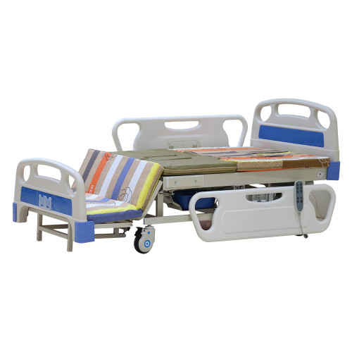 Multi-functional electric medical hospital bed home care nursing beds can turn over