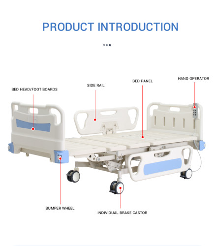 Quality Assurance 5 functions electric hospital nursing bed hospital equipment medical electric medical bed