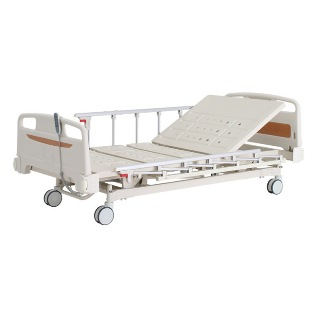Factory Metal 3 Function Folding Medical Furniture Adjustable Electric Patient Nursing Hospital Bed