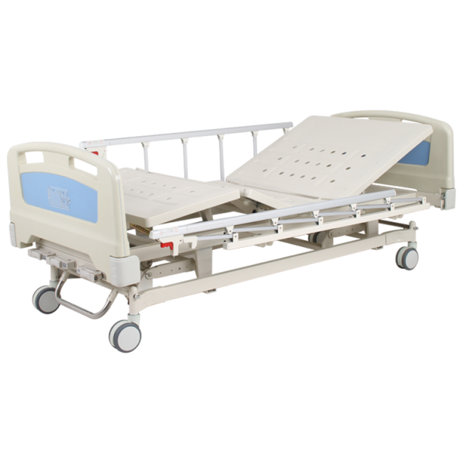 New Trend Cheap Adjustable Manual Medical Bed Prices Hospital Aluminum Side Rail