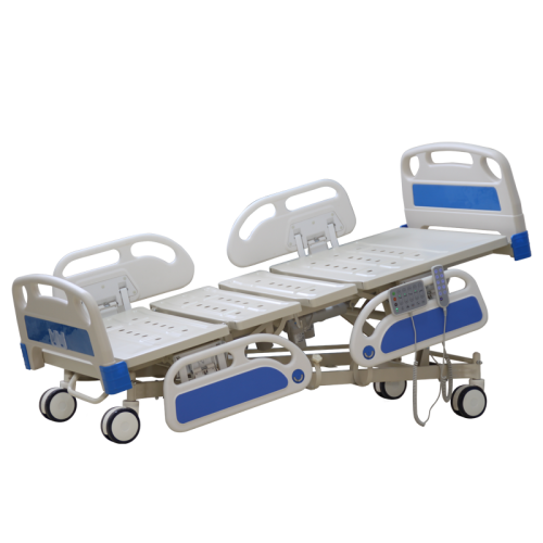 5 function adjustable stainless steel cpr button electric hospital bed for sale