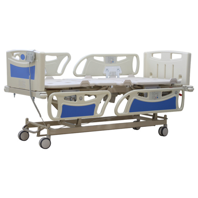 ABS mattress platform competitive  price  3 motor 4 function  patient medical hospital electric ward beds for sales