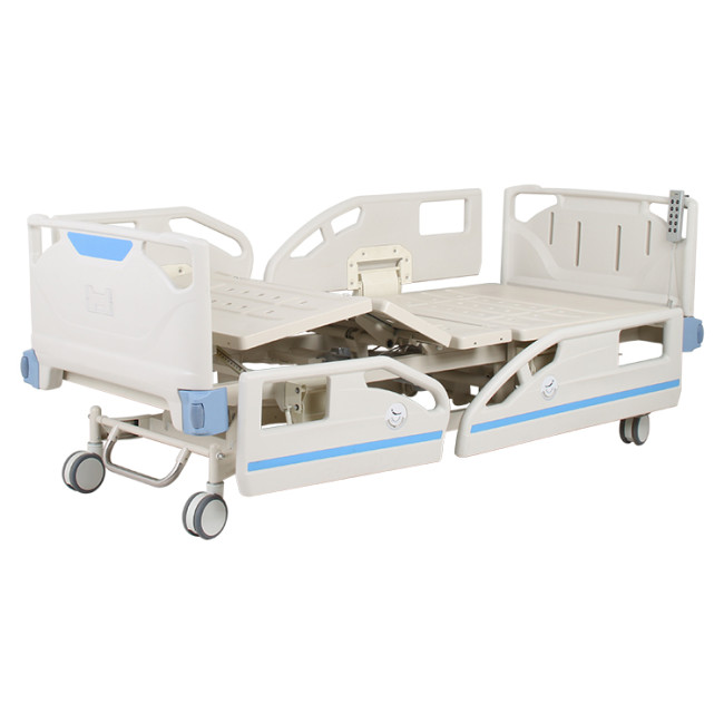 patient adjustable medical icu bed cpr five function electric hospital bed
