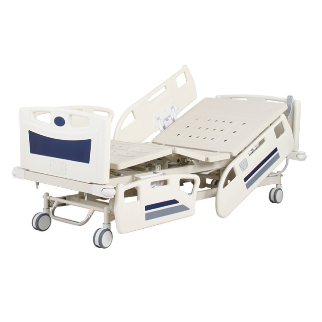 hospital equipment elderly electric 5 functions nursing medical electrical ordinary electric medical icu bed for sale