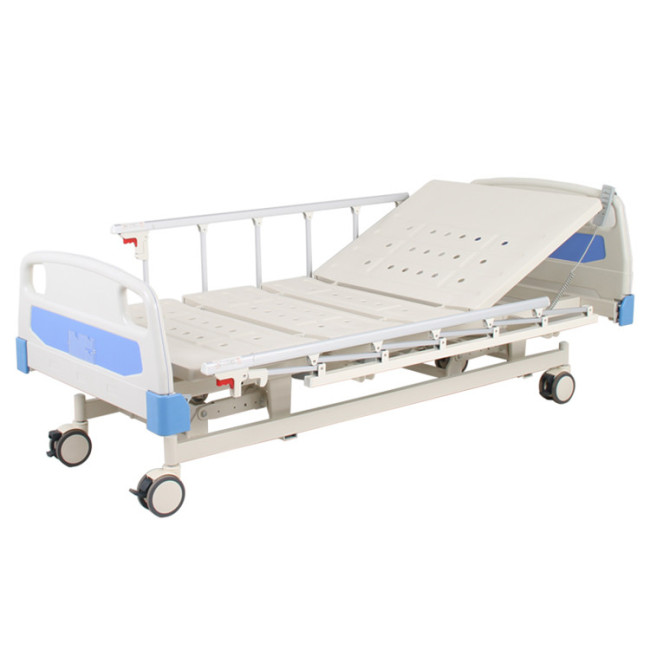 luxury abs head and foot board adjustable nursing electric patient hospital bed 3 function for sale