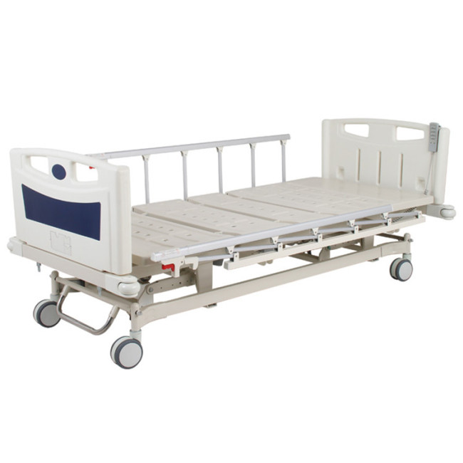 disabled furniture bedridden patients three function automatic Electric bed with abs head board