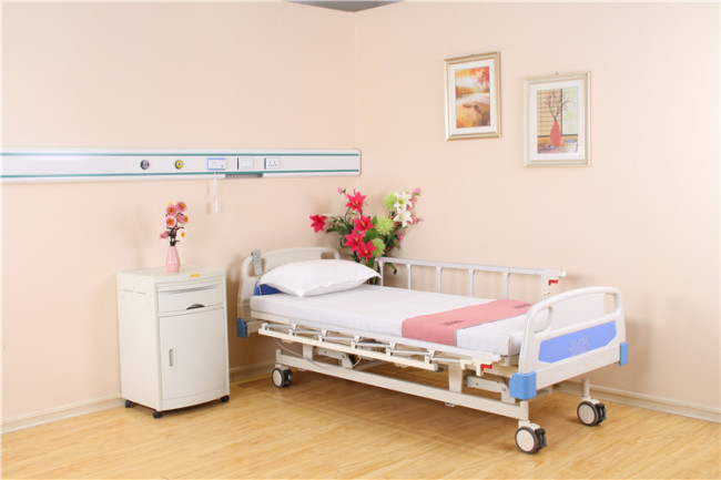 disabled furniture three function medical smart stainless steel patient bed hospital motor for bedridden patients