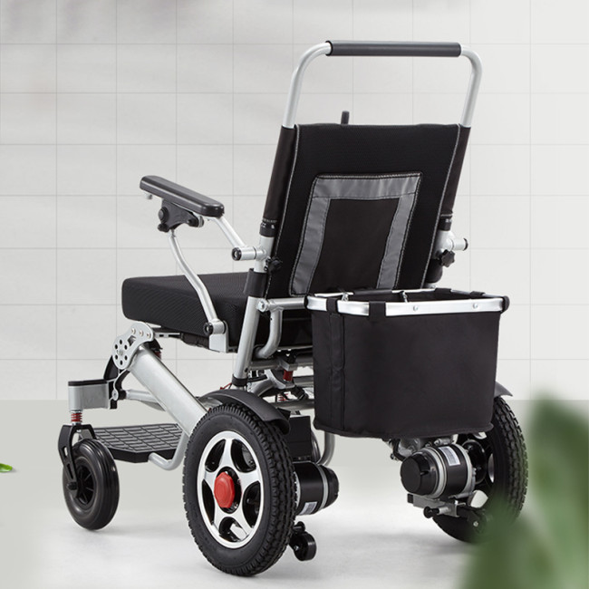 Factory High Quality Steel electric Wheelchair homecare chair stainless steel Lightweight wheelchair Elderly Care Products