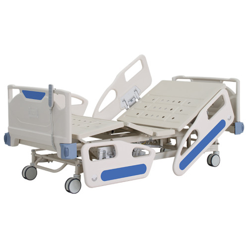 Electric ward lifting bed back rest price icu patient bed multi function