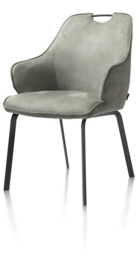 Hot sale new design upholstered dining chair with armrest