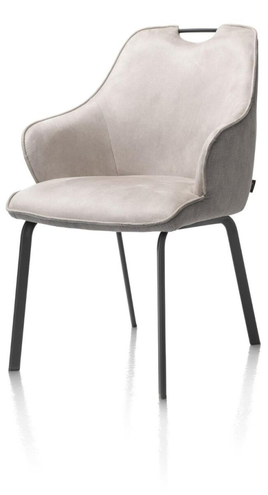 Hot sale new design upholstered dining chair with armrest
