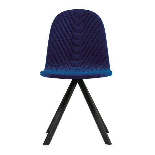 Deep Blue Velvet Dining Chair