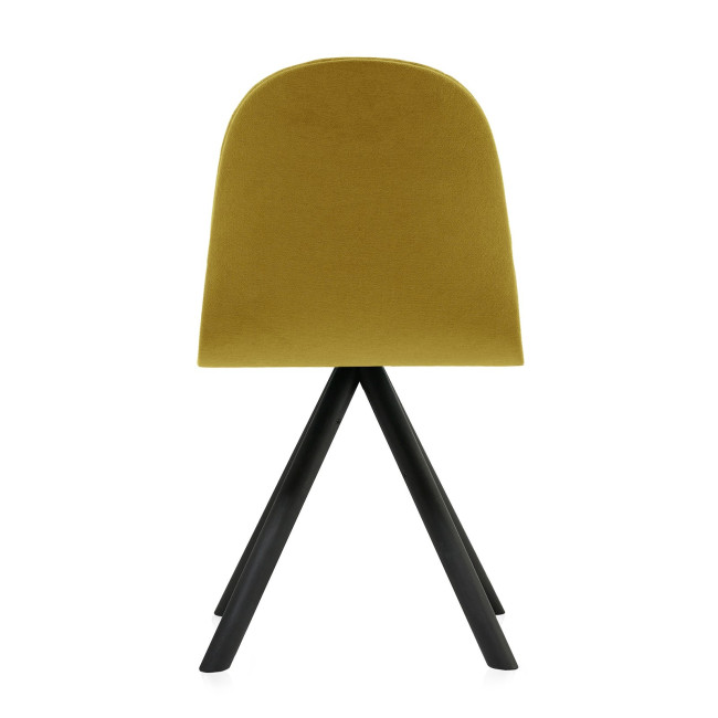 Yellow Velvet Dining Chair