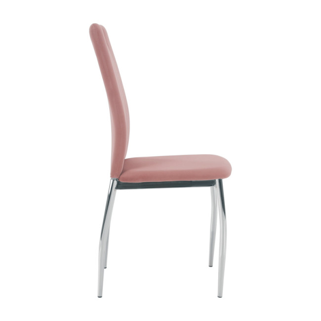 Pink Velvet Dining Chair