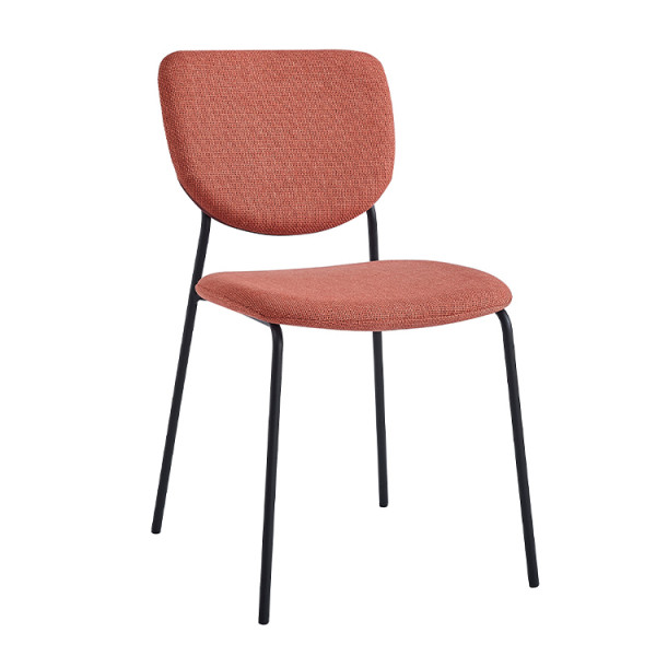 Stylish contemporary simple design fabric kitchen dining chair