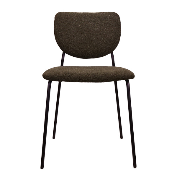 Stylish contemporary simple design fabric kitchen dining chair