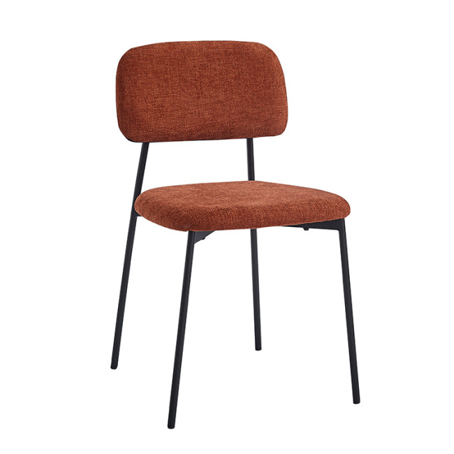 Stylish woven upholstry restaurant dining chair