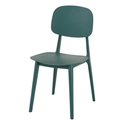 Dark Green Plastic Chair - Reinforced Polypropylene & Detachable | CFurn