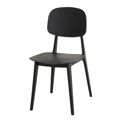 Black Plastic Chair - Reinforced Polypropylene & Detachable | CFurn