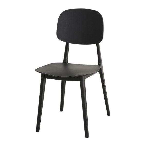 Black Plastic Chair - Reinforced Polypropylene & Detachable | CFurn