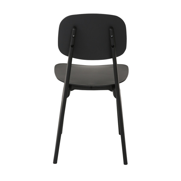 Black Plastic Chair - Reinforced Polypropylene & Detachable | CFurn