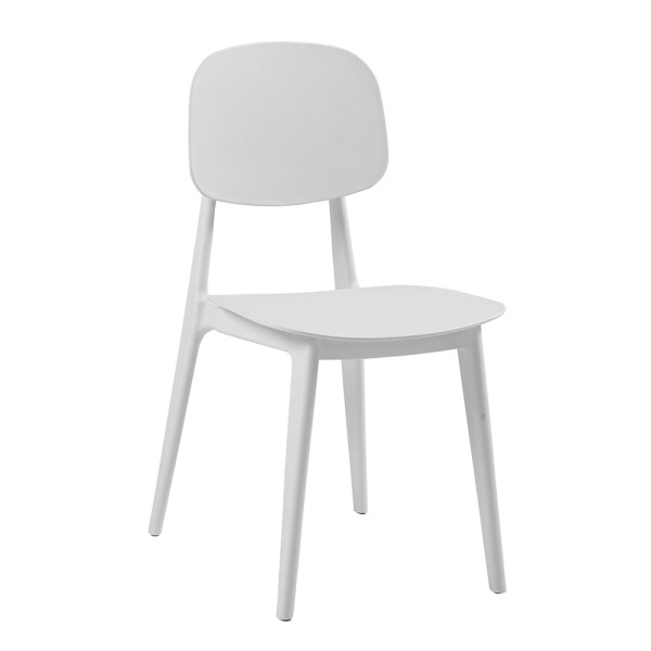 White Plastic Chair - Reinforced Polypropylene & Detachable |CFurn
