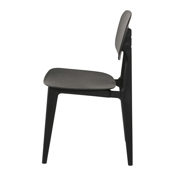 Black Plastic Chair - Reinforced Polypropylene & Detachable | CFurn