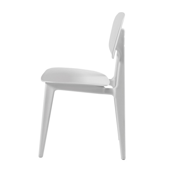 White Plastic Chair - Reinforced Polypropylene & Detachable |CFurn