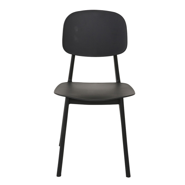 Black Plastic Chair - Reinforced Polypropylene & Detachable | CFurn