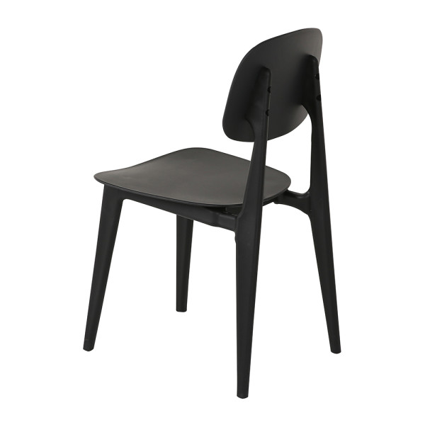 Black Plastic Chair - Reinforced Polypropylene & Detachable | CFurn