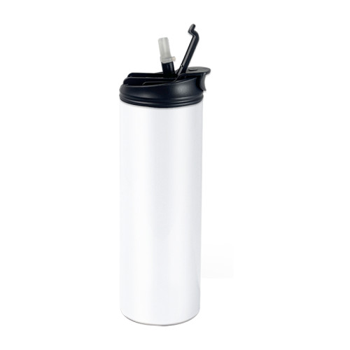 20oz sublimation blanks straight skinny tumblers with 2 in 1 lid