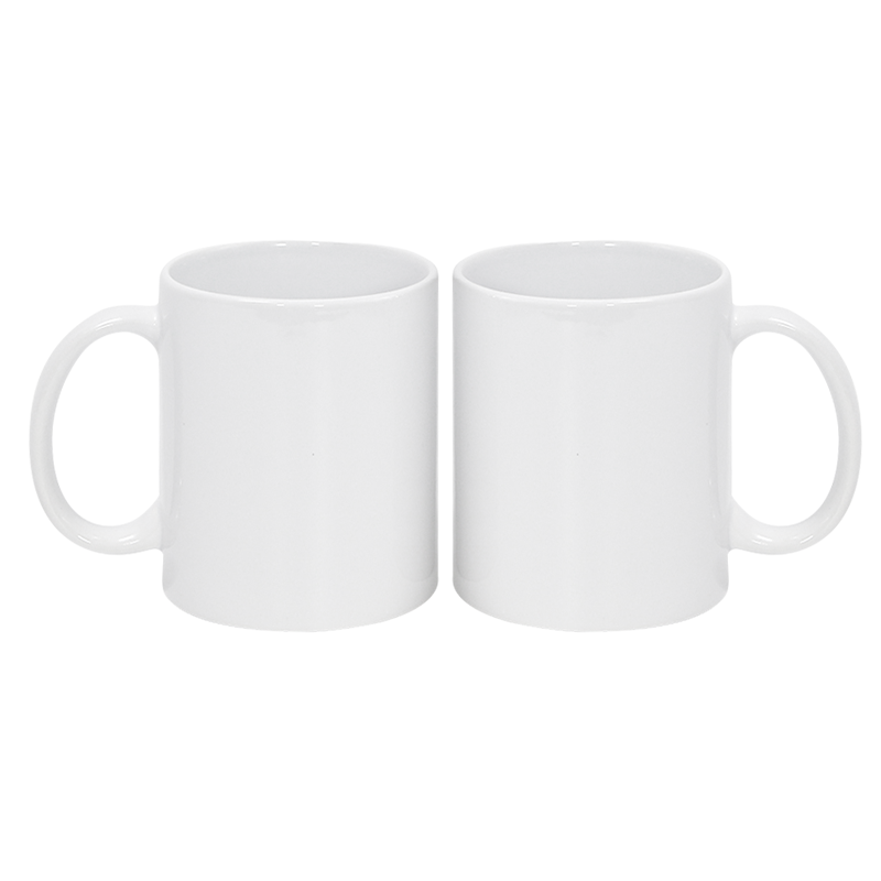 USA warehouse  11oz ceramic white sublimation mug