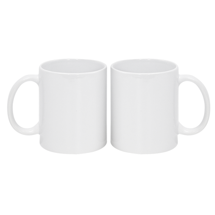 USA warehouse  11oz ceramic white sublimation mug
