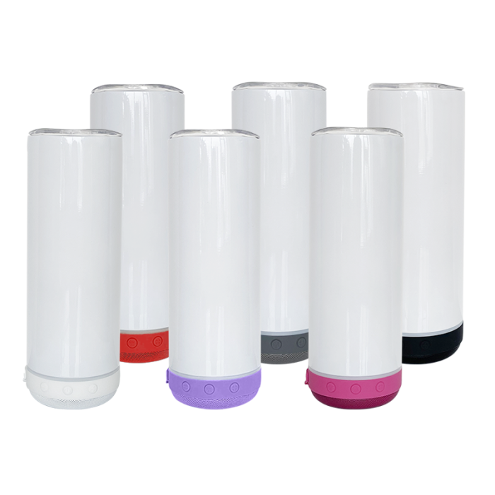 Small Pack 12pcs 20oz Sublimation Speaker Tumbler Mix Color