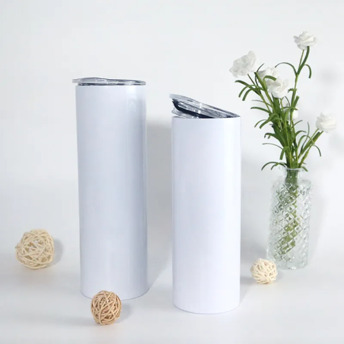 CN warehouse RTS 30oz flat edge bottom straight skinny tumblers