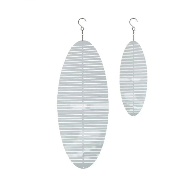 China warehouse metal sublimation fish bone wind spinner 25cm 45cm 20pcs/case