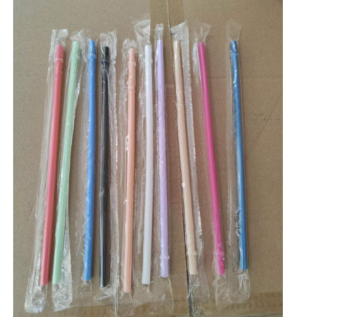 China warehouse Mixed Color Plastic Straw for 20oz straight tumblers