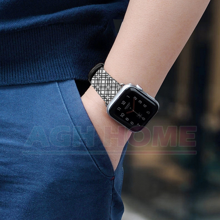 China warehouse 38/40mm or 42/44mm Sublimation PU Watch Band