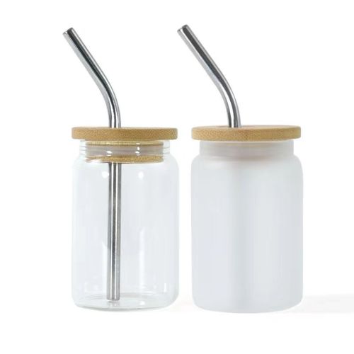 China Warehouse 3oz Sublimation Clear / Frosted Shot Glass Can