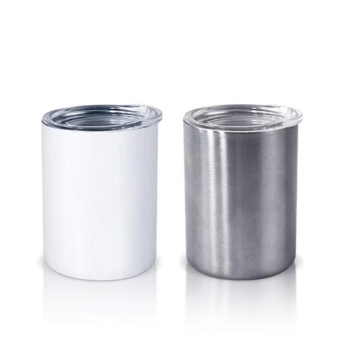 China warehouse white sublimation/silver none sub stainless steel mini shot tumbler 3 oz 100pcs/case