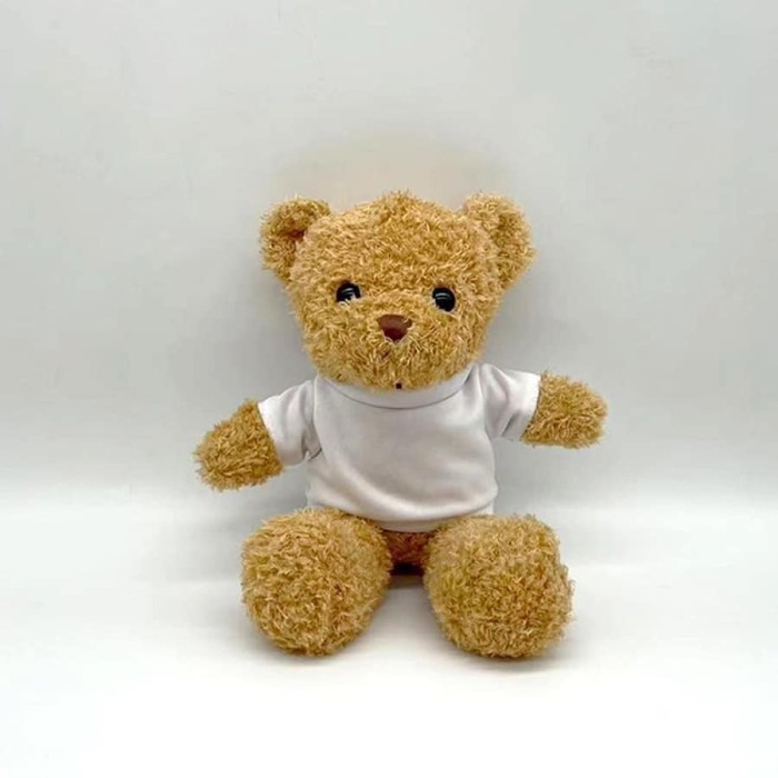 USA warehouse sublimation white t shirt bear  24pcs/carton