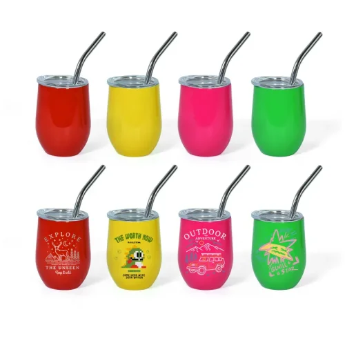 CN warehouse 3oz mini sublimation neon color tumbler  48pcs/carton