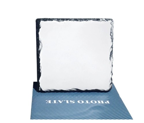 China warehouse sublimation rock slate 8*8inches  20pcs /carton