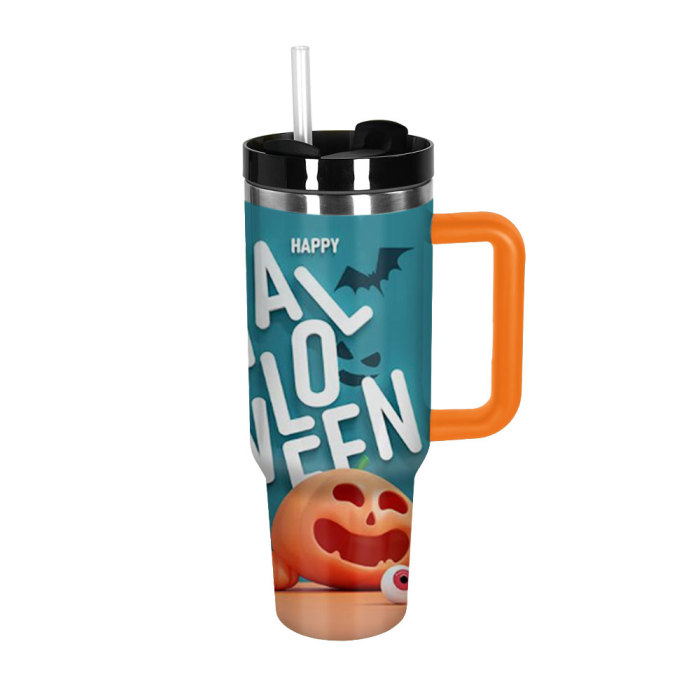 Halloween special RTS China warehouse 30oz 40oz 3d-print logo powder coated/sublimation/spraying paint tumbler H1.0 H2.0 H3.0