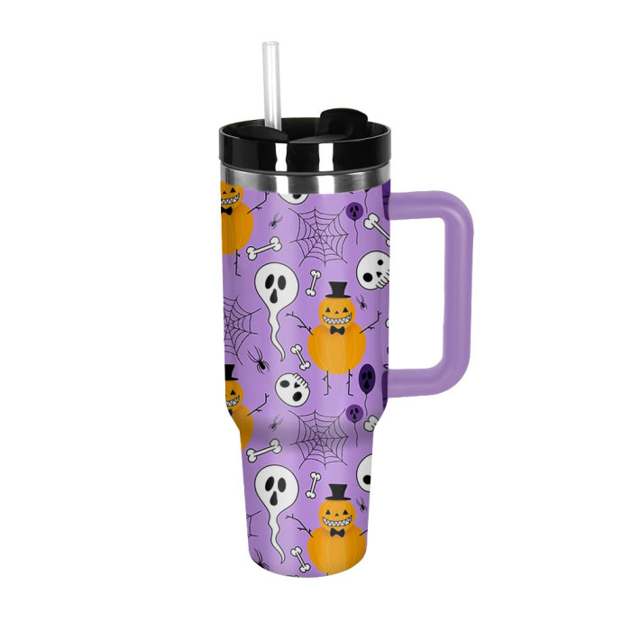 Halloween special RTS China warehouse 30oz 40oz 3d-print logo powder coated/sublimation/spraying paint tumbler H1.0 H2.0 H3.0