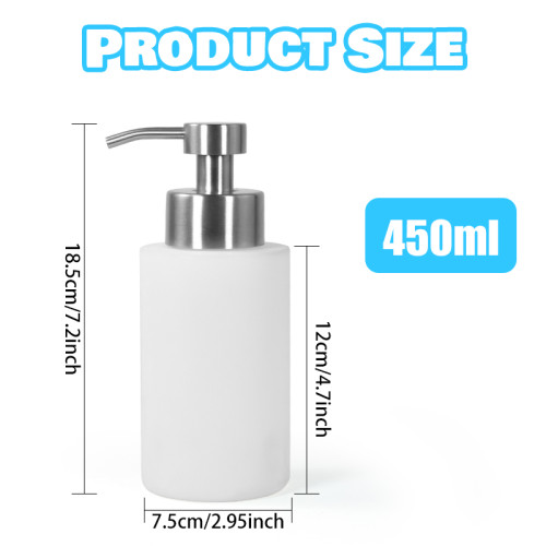 China Warehouse Stainless Steel 17oz sublimation Blanks Soap Dispensers