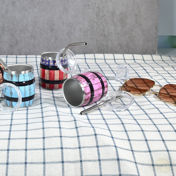 China warehouse ready to ship 3oz U shape beer bucket mini shotglass tumbler mixed 100pcs/case